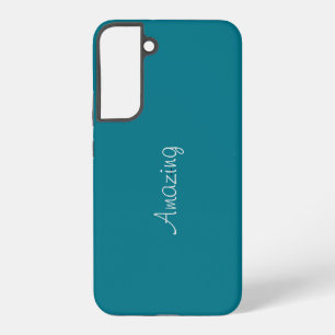 Elegant Modern Blue Teal  Samsung Galaxy Case