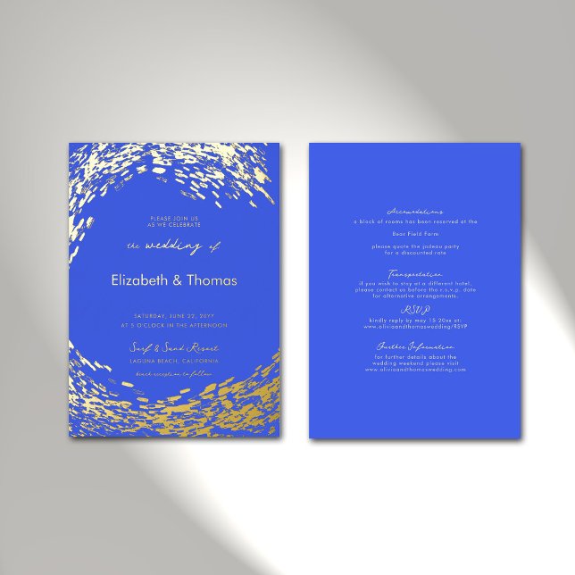Elegant Modern Blue Wave All in One Beach Wedding (Creator Uploaded)