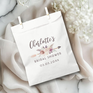 Elegant, modern, boho favour bags