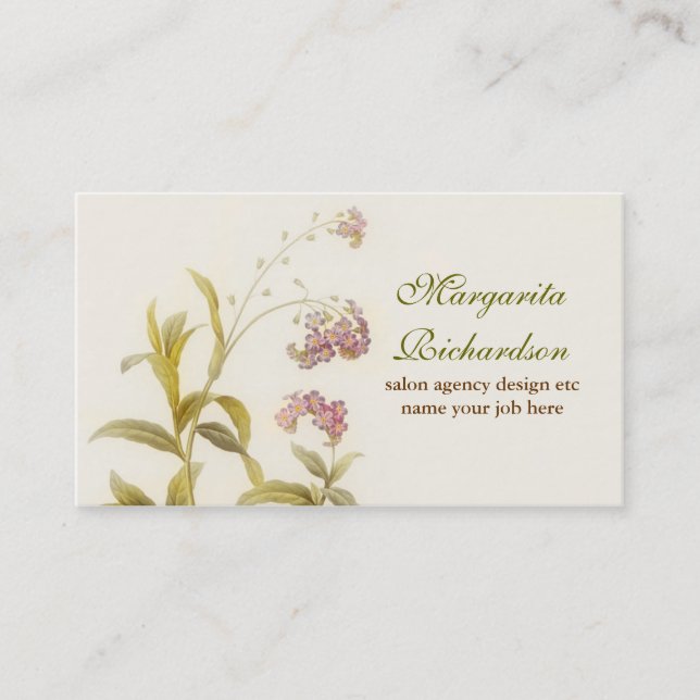 elegant modern business card design (Front)