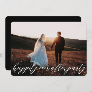 Elegant Modern Calligraphy Elopement Wedding Invit Invitation