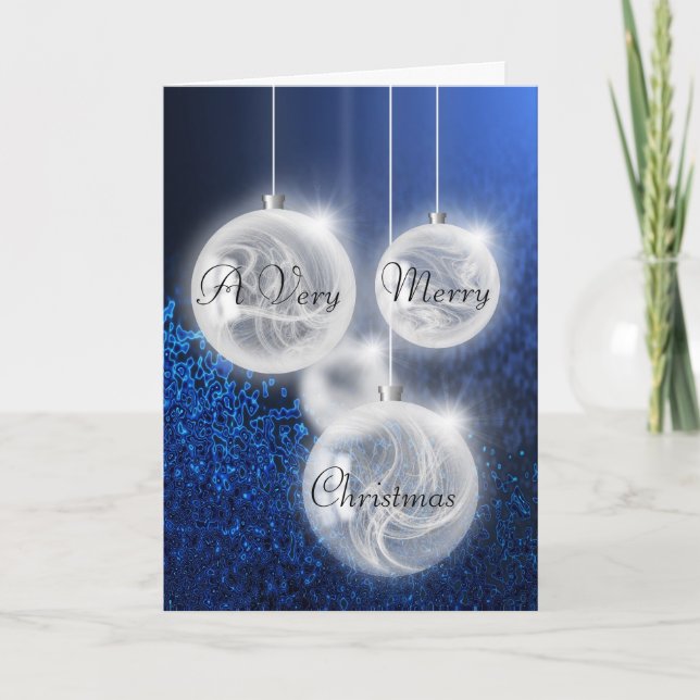 Elegant & Modern Christmas Greeting Holiday Card (Front)