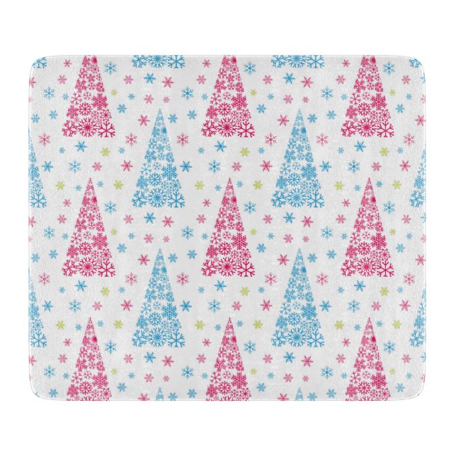 Elegant Modern Christmas tree Cutting Board (Front)