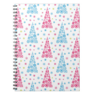 Elegant Modern Christmas tree Notebook