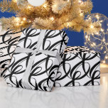 Elegant, Modern Classic Black and White Wedding  Wrapping Paper<br><div class="desc">The design features a black unity symbol in an elegant and unique pattern on white background, to celebrate the bride's and groom's special day. The modern wrapping paper is an elegant and classic one for weddings, wedding anniversaries, engagements, or any other day to celebrate couples. For special requests or questions,...</div>