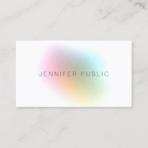 Elegant Modern Colourful Template Professional Business Card