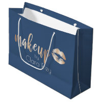 Elegant modern copper rose gold lips and makeup