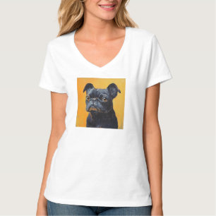 Elegant Modern Custom Add Your Own Photo V-Neck T-Shirt