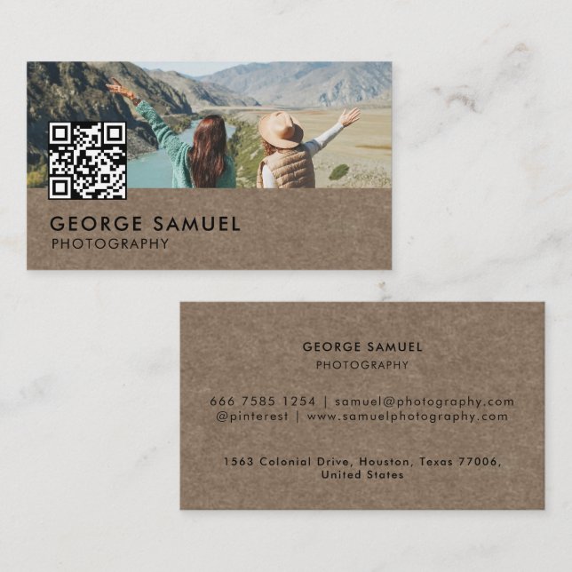 Elegant Modern Custom Logo Minimalist Simple Appointment Card (Front/Back)