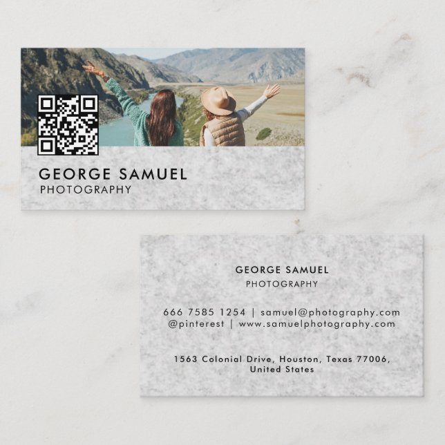 Elegant Modern Custom Logo Minimalist Simple Appointment Card (Front/Back)