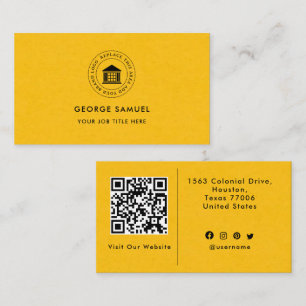 Elegant Modern Custom Logo Minimalist Simple Business Card