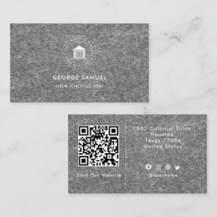 Elegant Modern Custom Logo Minimalist Simple Business Card