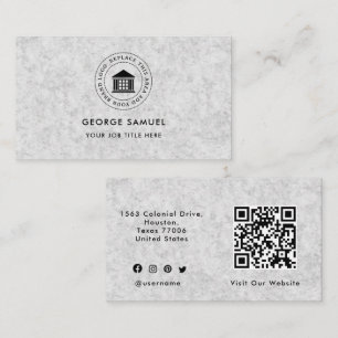 Elegant Modern Custom Logo Minimalist Simple Business Card