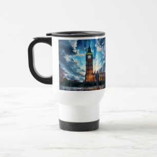 Elegant Modern Custom Photo and Personalized Travel Mug