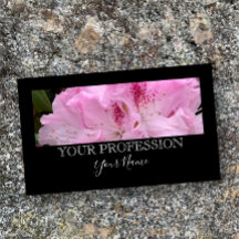 Elegant Modern Custom Photo Black Professional