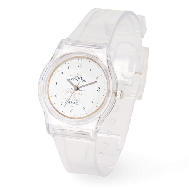 Elegant Modern Custom Watch Design (Angle)