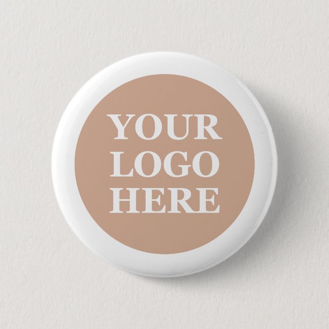 ELEGANT, MODERN, & CUSTOMIZABLE  6 CM ROUND BADGE (Front)