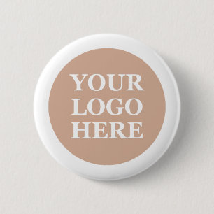 ELEGANT, MODERN, & CUSTOMIZABLE  6 CM ROUND BADGE