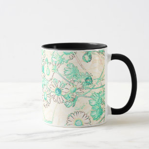 Elegant modern daisy pattern Coffee Mug