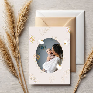 Elegant Modern Delicate Florals Mother's Day Card