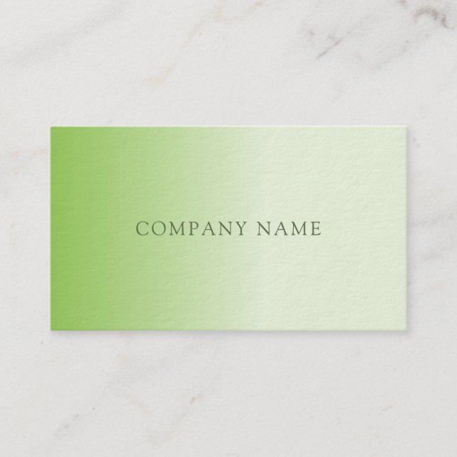 Elegant Modern Design Luxury Professional Plain Business Card (Front)