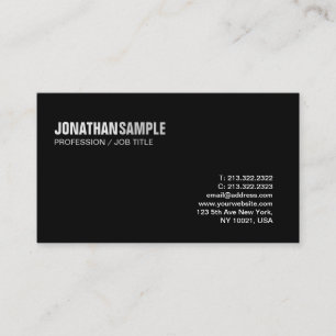 Elegant Modern Design Sleek Chic Plain Trending Business Card