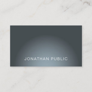 Elegant Modern Design Trendy Plain Professional Business Card
