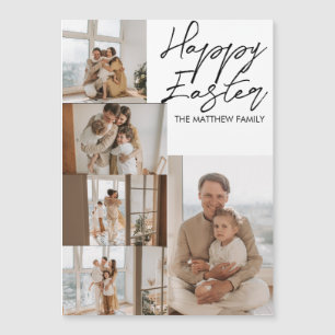 elegant Modern Easter, family five photo collage