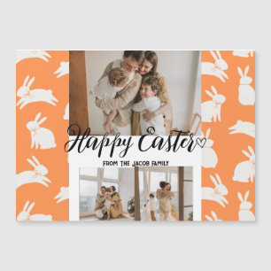 elegant modern Easter, family three photo collage 