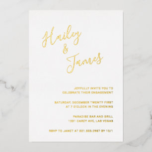 Elegant Modern Engagement Party