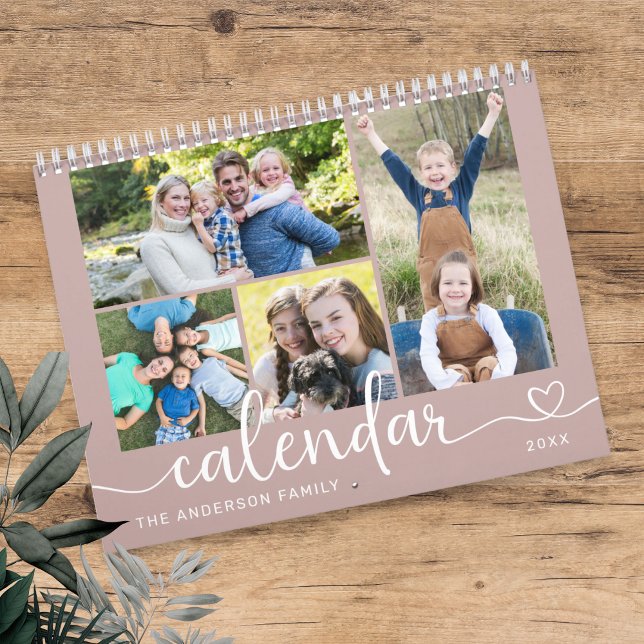 Elegant Modern Family Photos 2026 Calendar (Creator Uploaded)