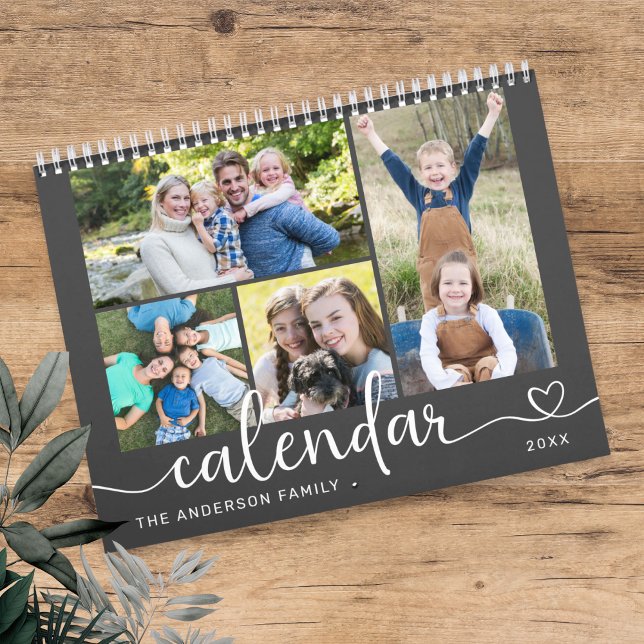 Elegant Modern Family Photos 2026 Calendar (Creator Uploaded)