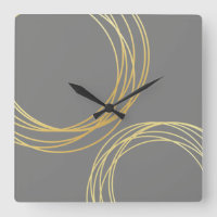 elegant modern faux gold geometric circles