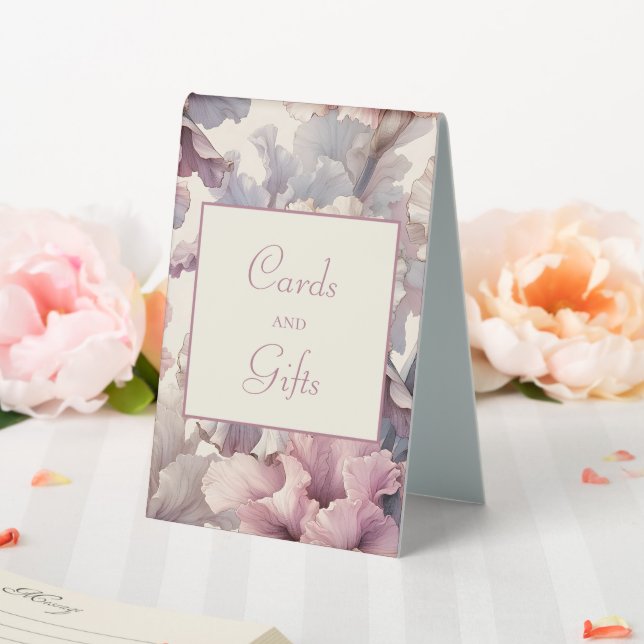 Elegant Modern Floral Blush Cards & Gifts Wedding (In SItu (Wedding))