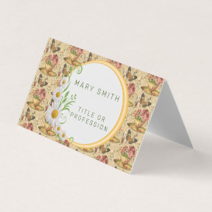 Elegant Modern Floral Business Card