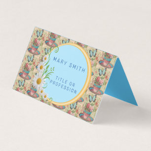 Elegant Modern Floral Business Card