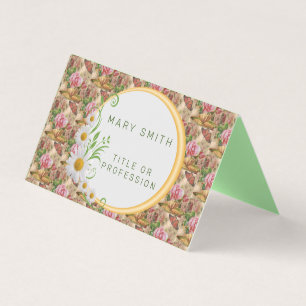 Elegant Modern Floral Business Card