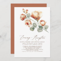 Elegant Modern Floral Fall Evening Reception