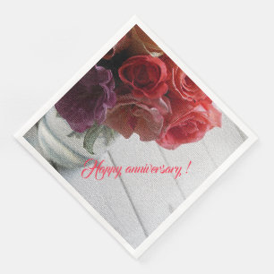 Elegant Modern Floral Napkin