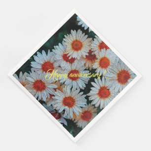 Elegant Modern Floral Napkin