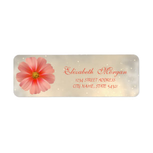 Elegant Modern Flower Address