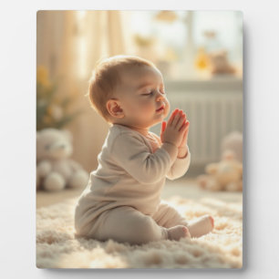 Elegant Modern Frameless Photo Display Plaque