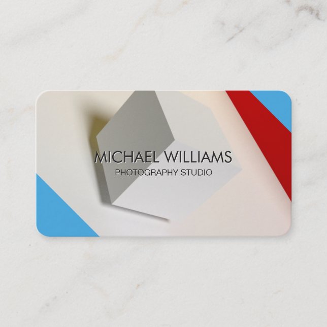 Elegant modern fresh professional simple metal business card (Front)