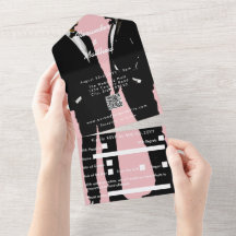 Elegant Modern Gay Men Pink Wedding