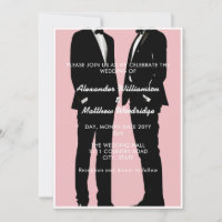 Elegant Modern Gay Men Wedding