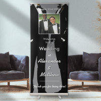 Elegant Modern Gay Men Wedding Photo