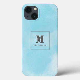 Elegant Modern Gift Luxury Blue Cloud  Case-Mate iPhone Case