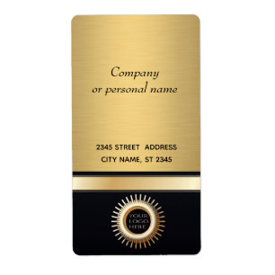 Elegant modern gold / black add logo
