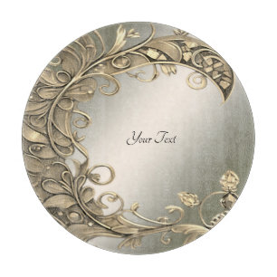 Elegant Modern Gold Decorative Cutting Board