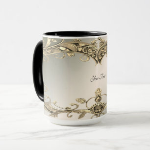 Elegant Modern Gold Decorative Mug